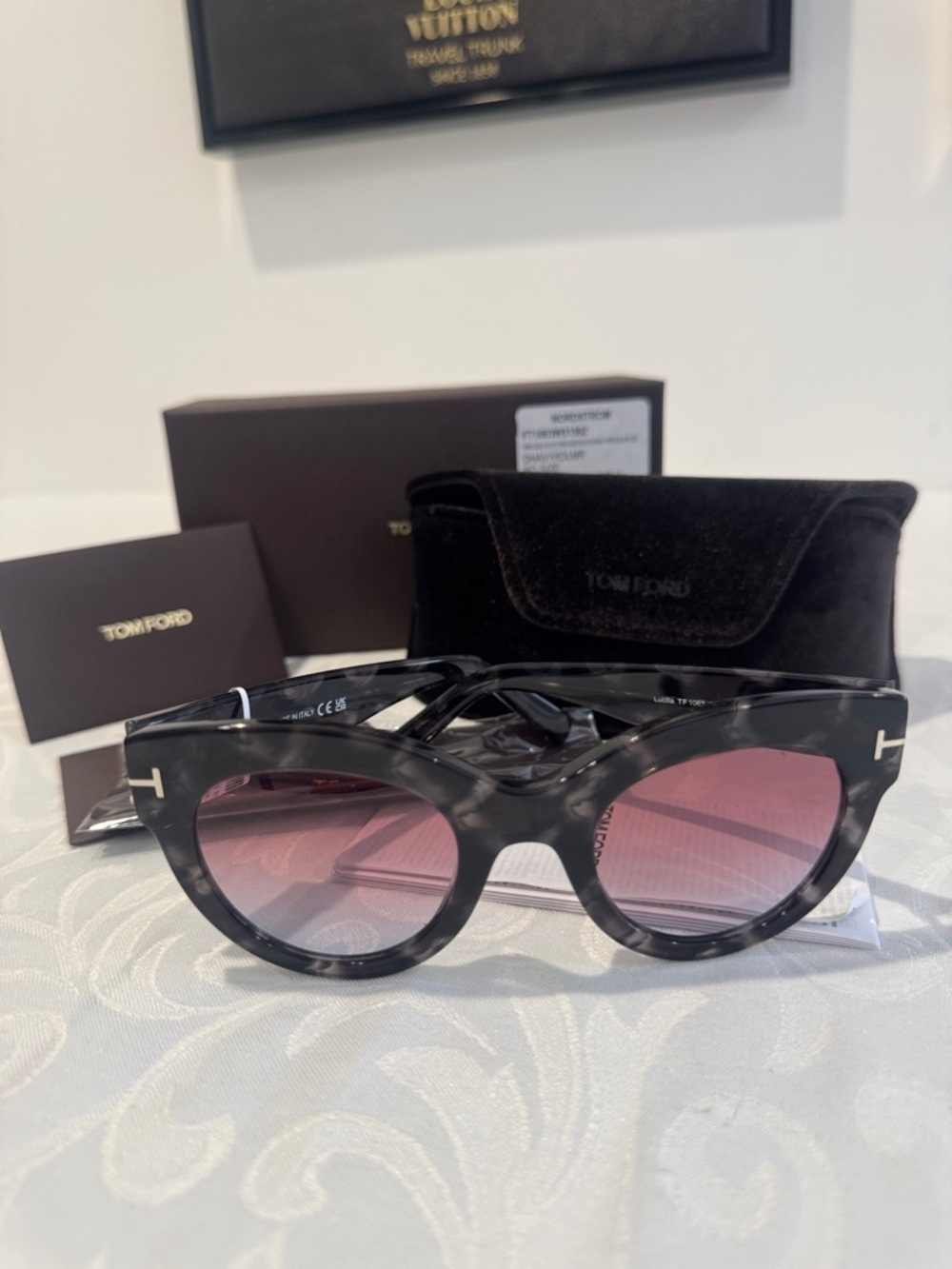 Tom Ford ‘Lucilla’ 51 mm Gradient Cat Eye Sunglasses - Picture 7 of 15